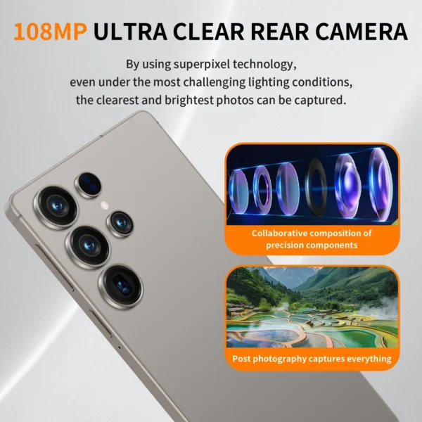 2025 haute qualité pour S25 Ultra 7.3 pouces LCD Smartphone écran tactile téléphones mobiles AMOLED panneau d'affichage dynamique – Image 5