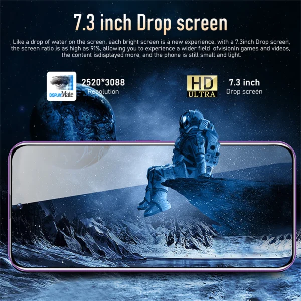 2025 haute qualité pour S25 Ultra 7.3 pouces LCD Smartphone écran tactile téléphones mobiles AMOLED panneau d'affichage dynamique – Image 3