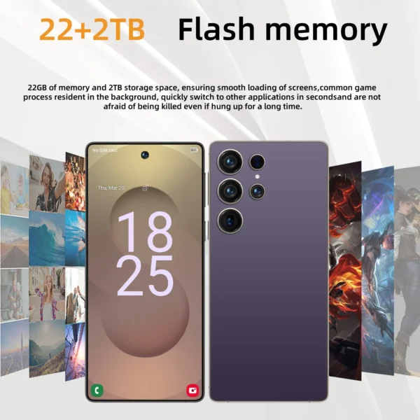 2025 haute qualité pour S25 Ultra 7.3 pouces LCD Smartphone écran tactile téléphones mobiles AMOLED panneau d'affichage dynamique – Image 3